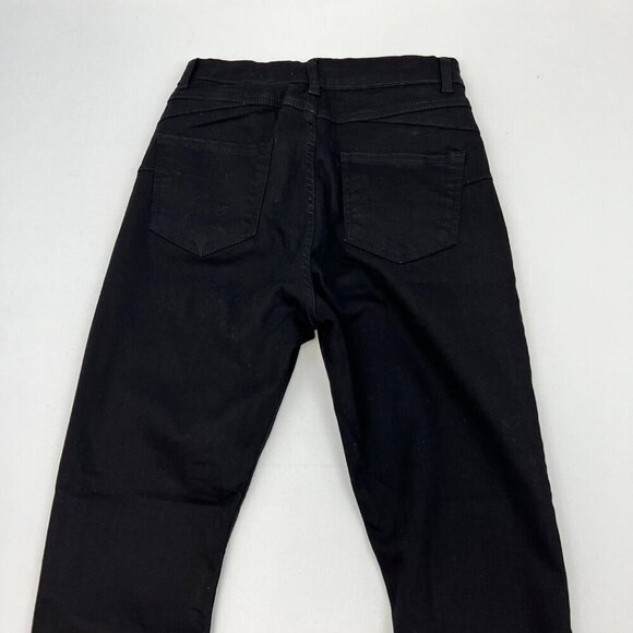 Boohoo Women’s High Rise Black Skinny Jeans Five Pocket Sz 6 - Picture 6 of 9